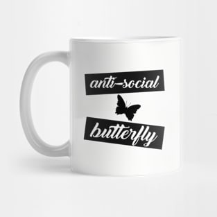 Anti-Social Butterfly Mug